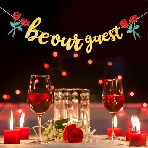Be Our Guest Banner Pre-Strung Party Decor