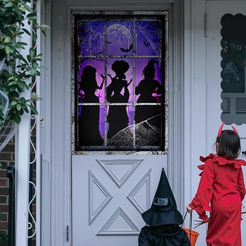 Bunny Chorus Halloween Window Banner 31x47 Inch