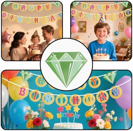 Hedgehog Birthday Banner Set Prestrung Decor for Boys Party