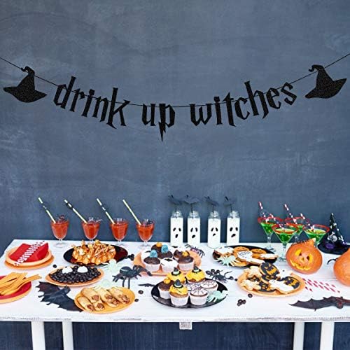 Drink Up Witches Banner - Halloween Party Decoration