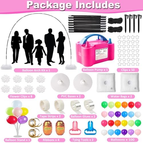 Chaohua Balloon Arch Kit with Electric Pump