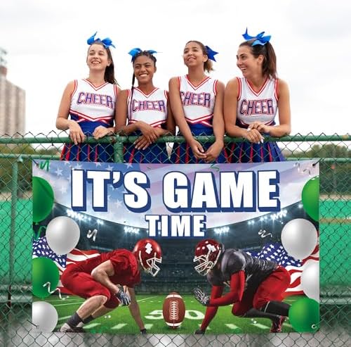 KatchOn XtraLarge Football Backdrop 72x44 Inch Banner