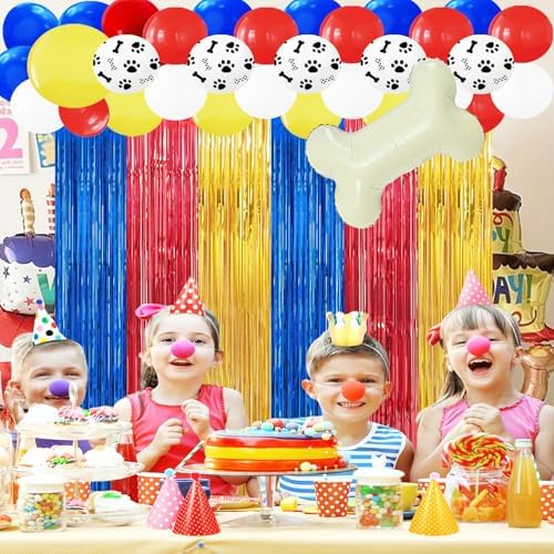 23Pcs Cartoon Paw Birthday Decorations for Kids Party