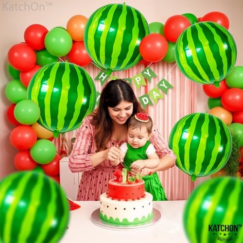 KatchOn Big 22 Inch Watermelon Balloons Pack of 6
