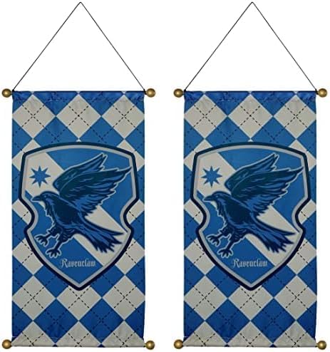 Rubies Harry Potter Hogwarts Fabric Banner with Dowel Ravenclaw 30x16
