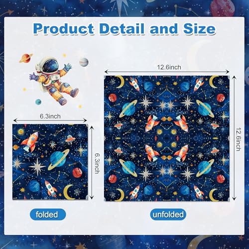 Outer Space Party Napkins 40PCS Disposable