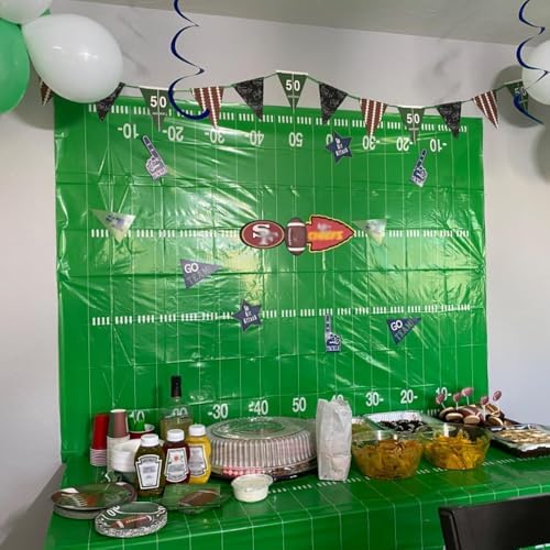Esjay Football Tablecloth 2 Pack 54x72 for Football Party