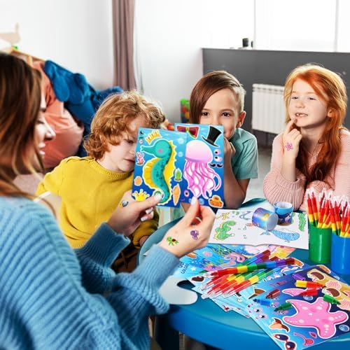 BenLouis 96Pcs Ocean Animals Party Favor Set