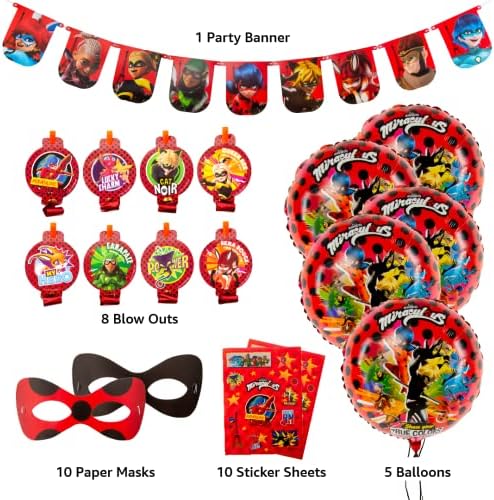 Miraculous Ladybug Party-In-A-Box Kit - Cat Noir Edition
