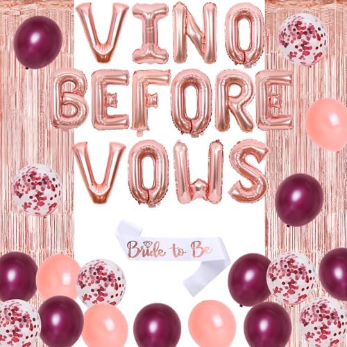 Wine Themed Bachelorette Party Decorations Set