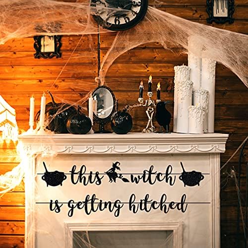 This Witch is Getting Hitched Halloween Banner