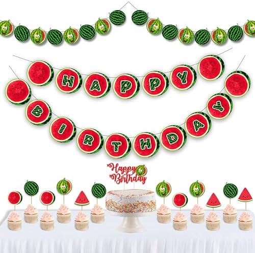 Seyal Watermelon Theme Birthday Party Decorations