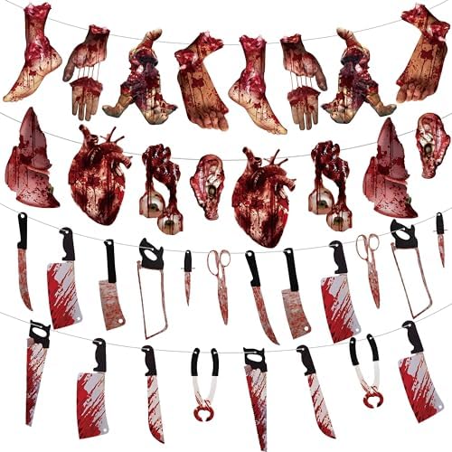 Halloween Decor Party Banners Horror Theme