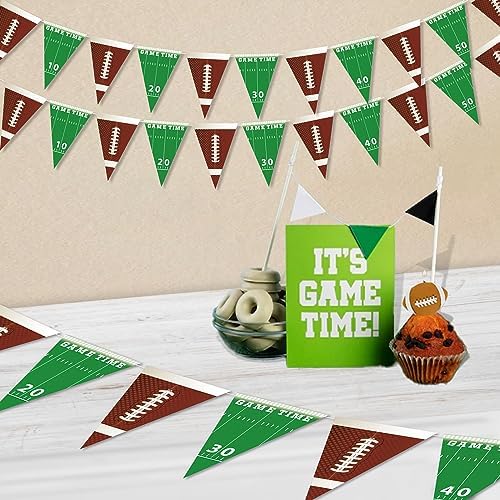 5 Packs Football Birthday Banner Party Decorations