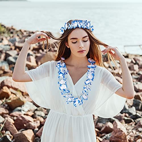 HongyiTime 56 Piece Hawaiian Lei Set