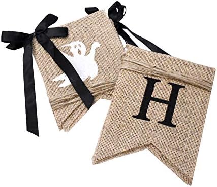 Mandala Crafts Happy Halloween Banner - 16 Letter Pennants Garland