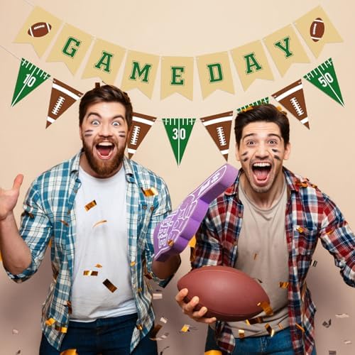 Football Game Day Banner Set for Party Decorations