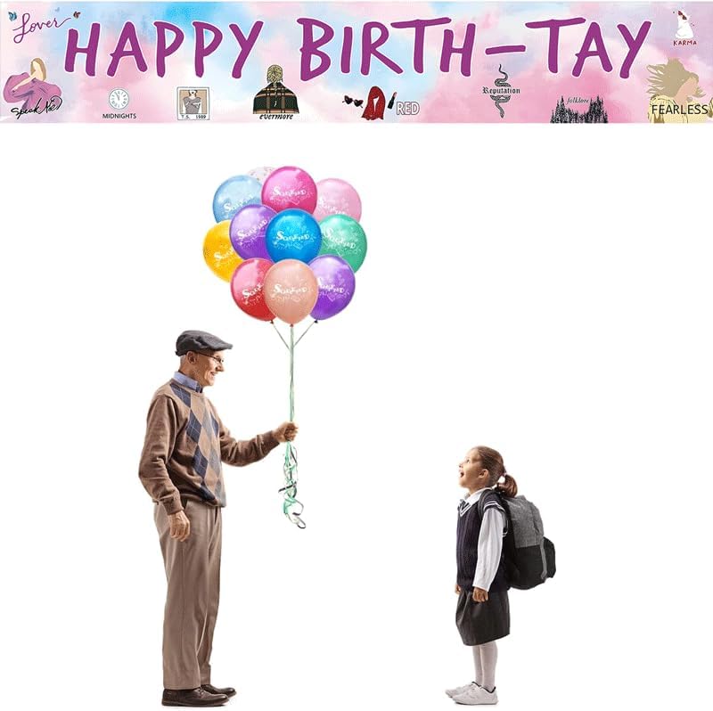 Happy Birthday Yard Banner for Taylor Girls