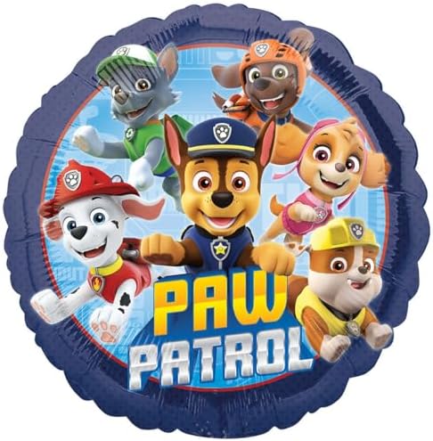 Anagram Paw Pups on Patrol 4th Birthday Balloon Decorations