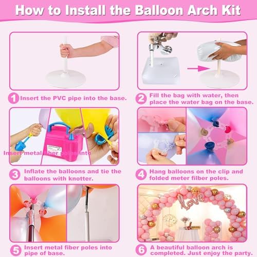 Chaohua Balloon Arch Kit with Electric Pump