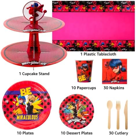 Miraculous Ladybug Party-In-A-Box Kit - Cat Noir Edition
