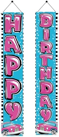 Starlit Patio Car Theme Birthday Decor Banners Set