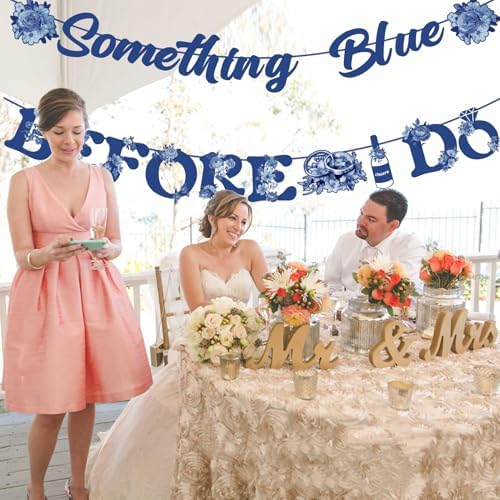 Something Blue Before I Do Banner for Women Girl