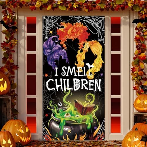 Hocus Pocus Door Cover Sanderson Sisters Halloween Banner