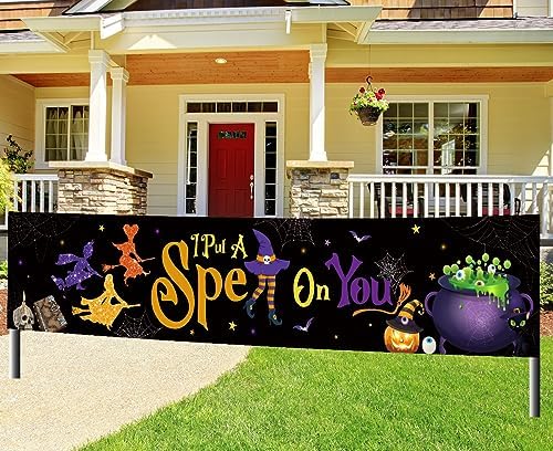 Hocus Witch Halloween Yard Sign Banner 98x2ft