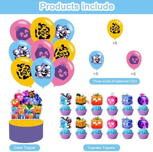 Blox Fruits Party Decorations Set