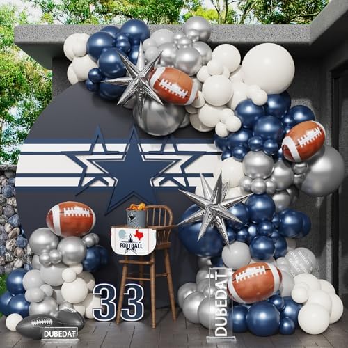 141Pcs Football Balloon Arch Kit for Birthday Decor