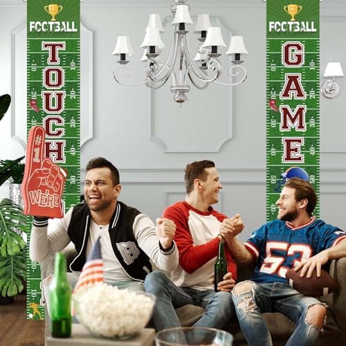 MEHOFOND Football Welcome Banners Game Day Decor