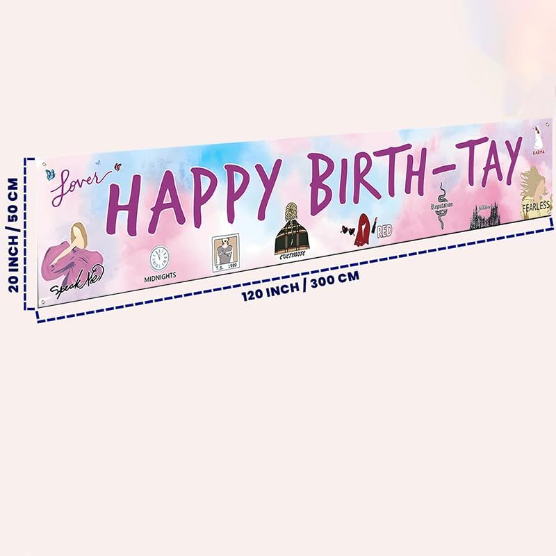 Happy Birthday Yard Banner for Taylor Girls