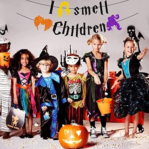 I Smell Children Halloween Banner for Fireplace and Office