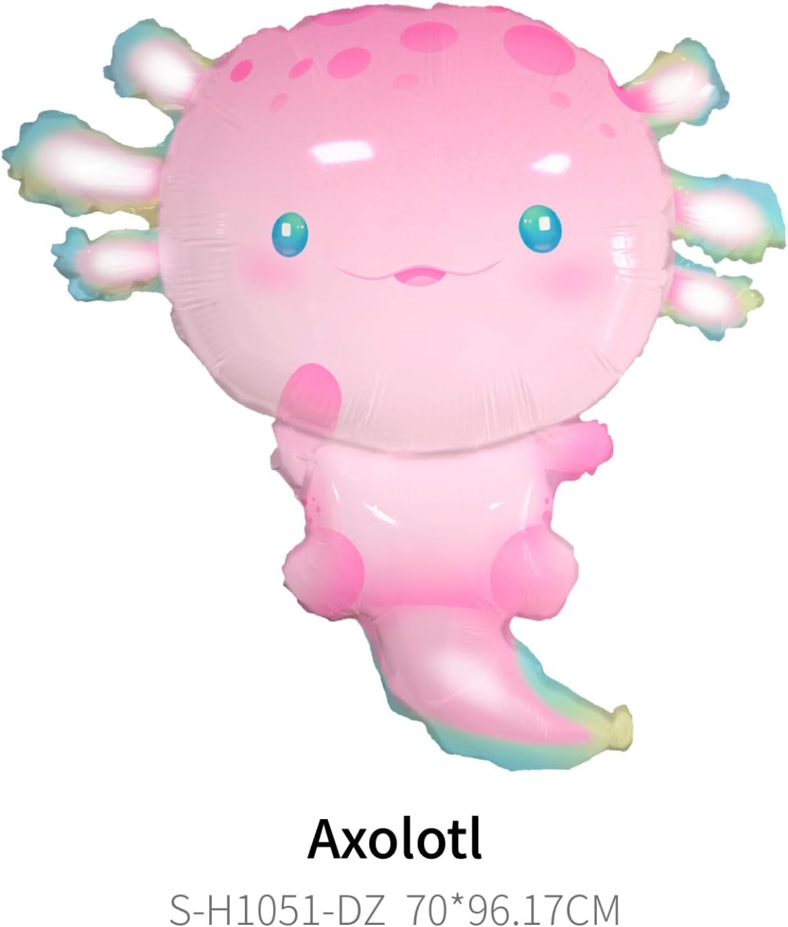 2pcs Axolotl Foil Balloons Birthday Party Decor