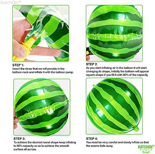 KatchOn Big 22 Inch Watermelon Balloons Pack of 6