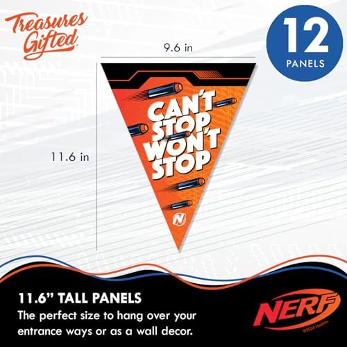 Treasures Gifted Nerf Party Banners - 3 Piece Set