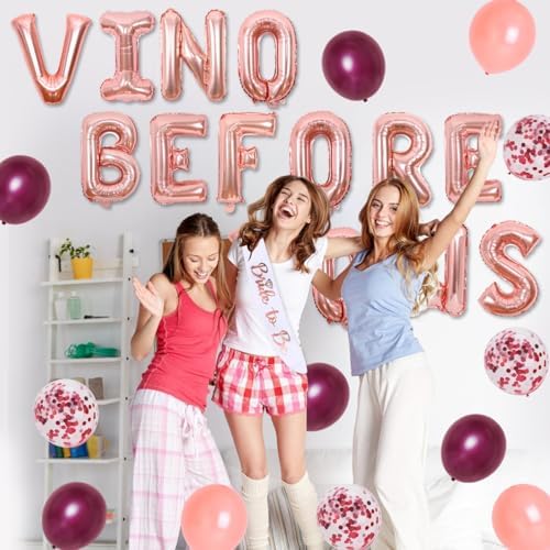 Wine Themed Bachelorette Party Decorations Set