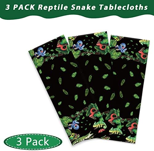 3pcs Reptile Tablecloth for Summer Parties