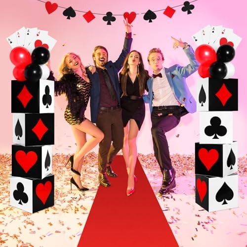 Zhanmai Casino Themed Decorations Set for Game Night Party