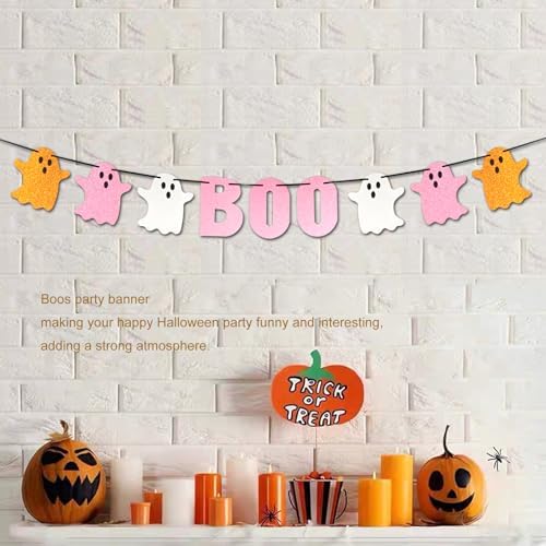 Cute Boo Banner Halloween Party Decor