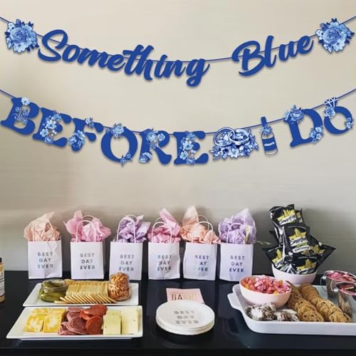 Something Blue Before I Do Banner for Women Girl