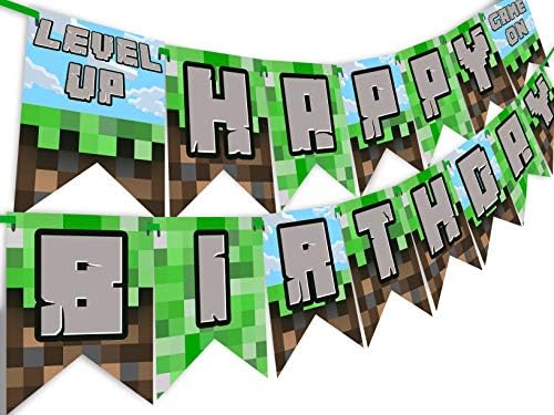 Pixel Party Happy Birthday Banner Game On