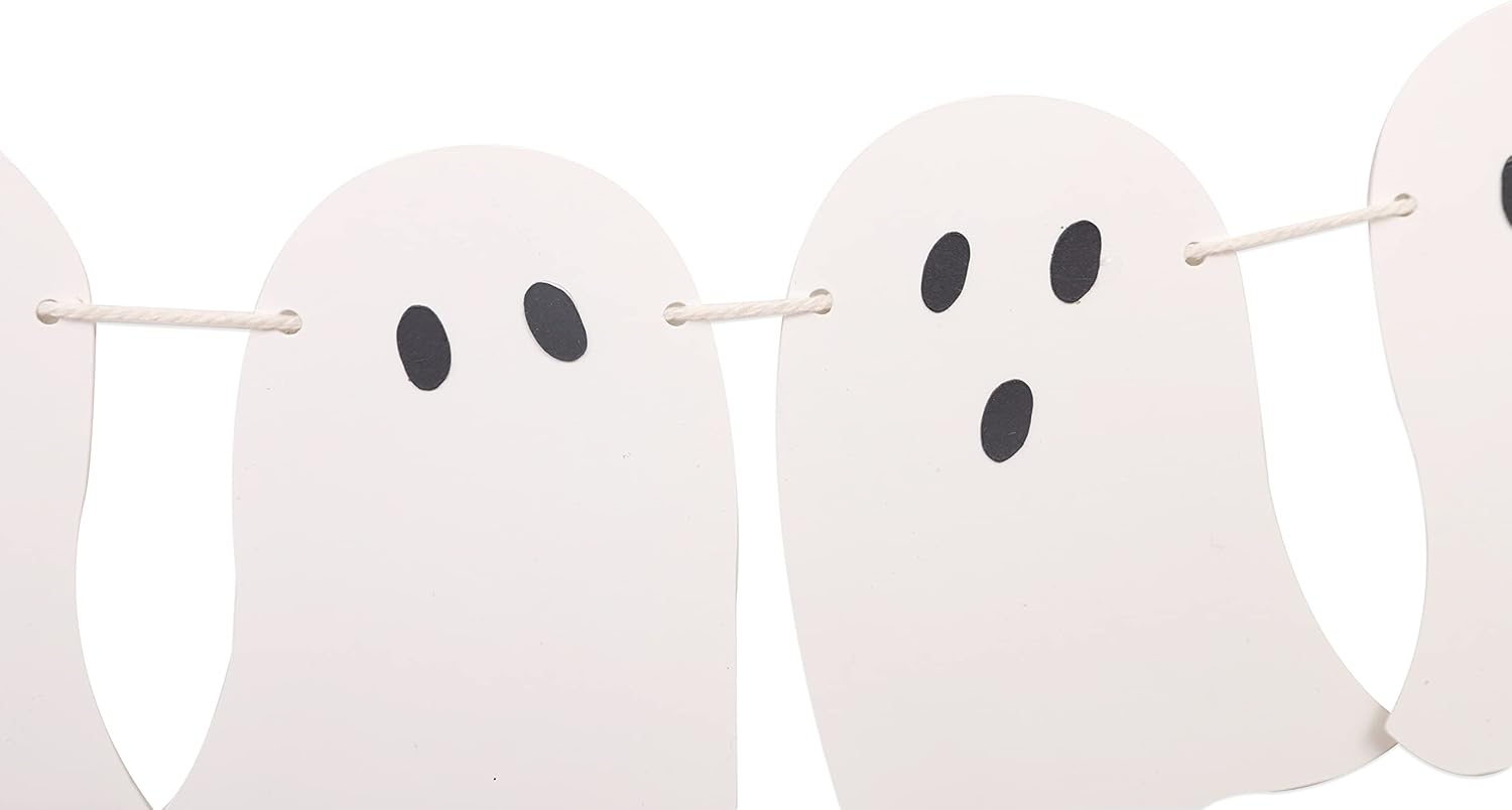 Halloween Ghost Garland 16 pcs Decor