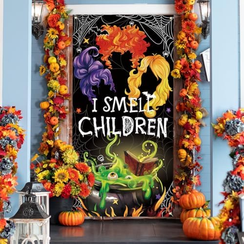 Hocus Pocus Door Cover Sanderson Sisters Halloween Banner