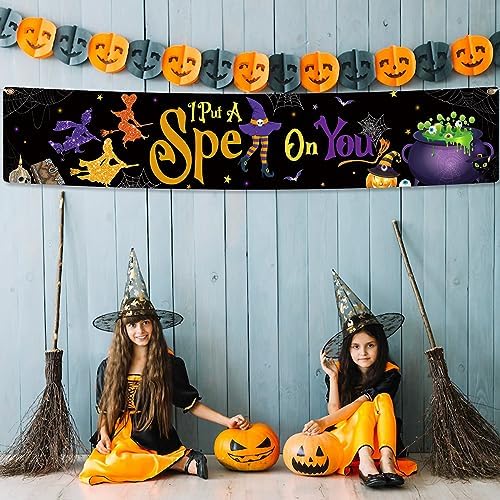 Hocus Witch Halloween Yard Sign Banner 98x2ft
