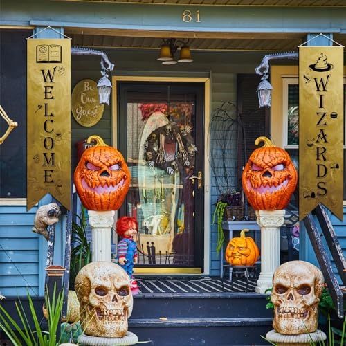 Wizard Door Signs Set of 2 Halloween Banners