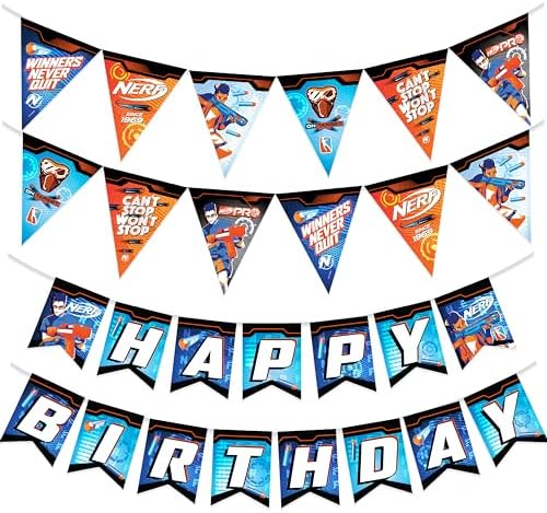 Treasures Gifted Nerf Party Banners - 3 Piece Set