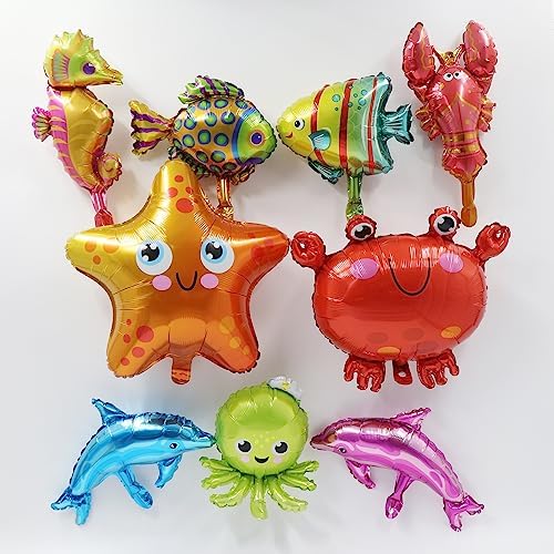 Ocean Themed Party Decorations 165pcs Kit