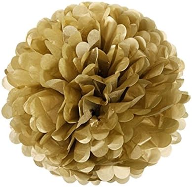Fascola New Year Party Decor Kit Tissue Paper Pom Poms